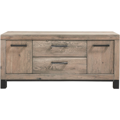 TV-meubel HEVANO (132 CM) eikenhout moose