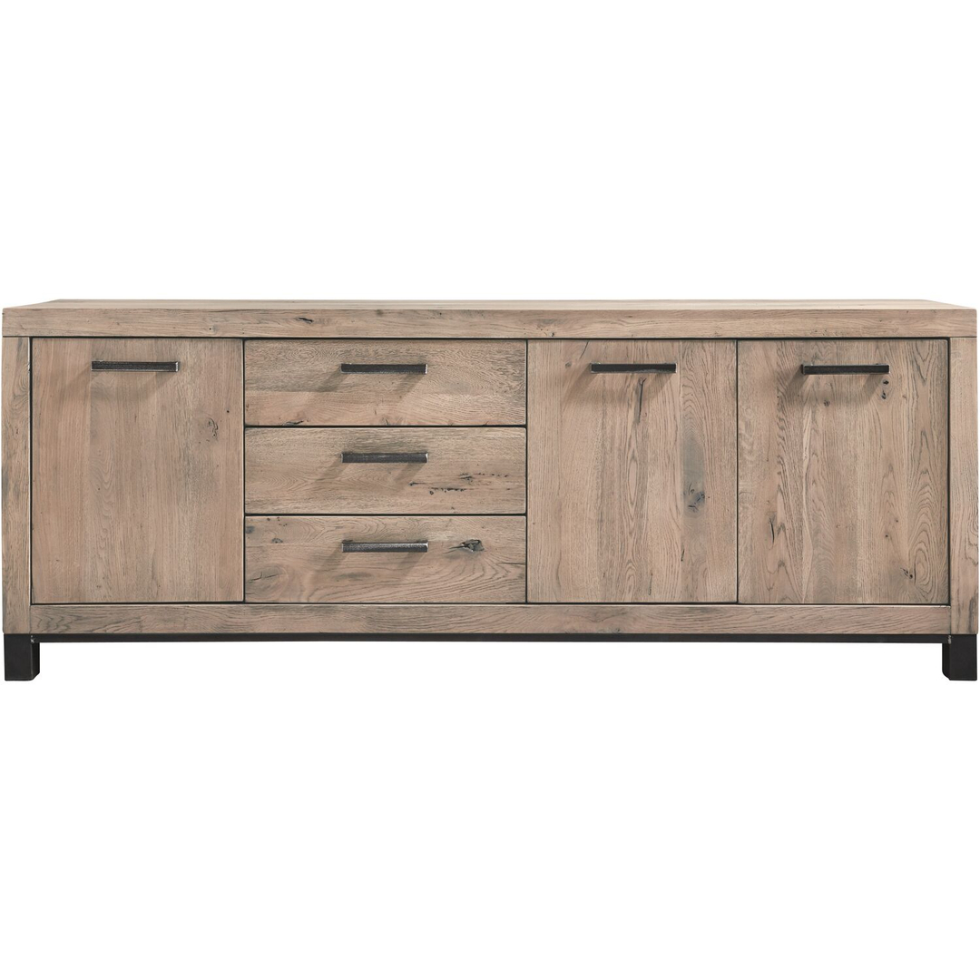 Dressoir HEVANO (207 cm) eikenhout moose
