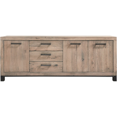 Dressoir HEVANO (207 cm) eikenhout moose
