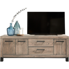TV-meubel HEVANO (162 CM) eikenhout moose