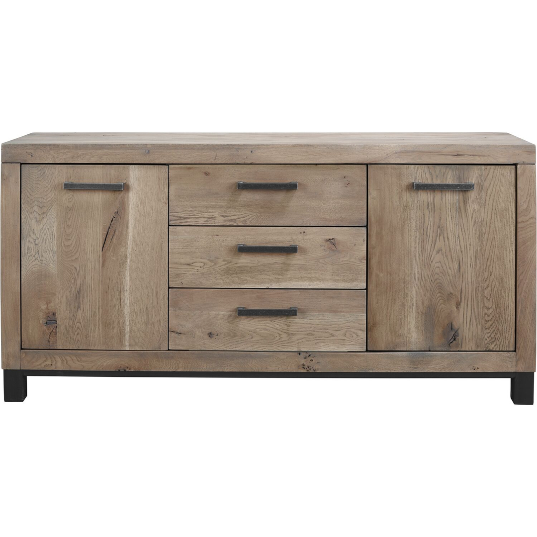 Dressoir HEVANO (162 cm) eikenhout moose