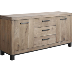 Dressoir HEVANO (162 cm) eikenhout moose