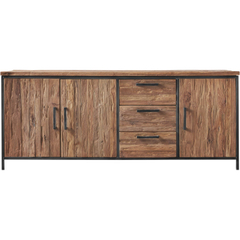 Dressoir ROMARO (195 cm) teakhout mix rough