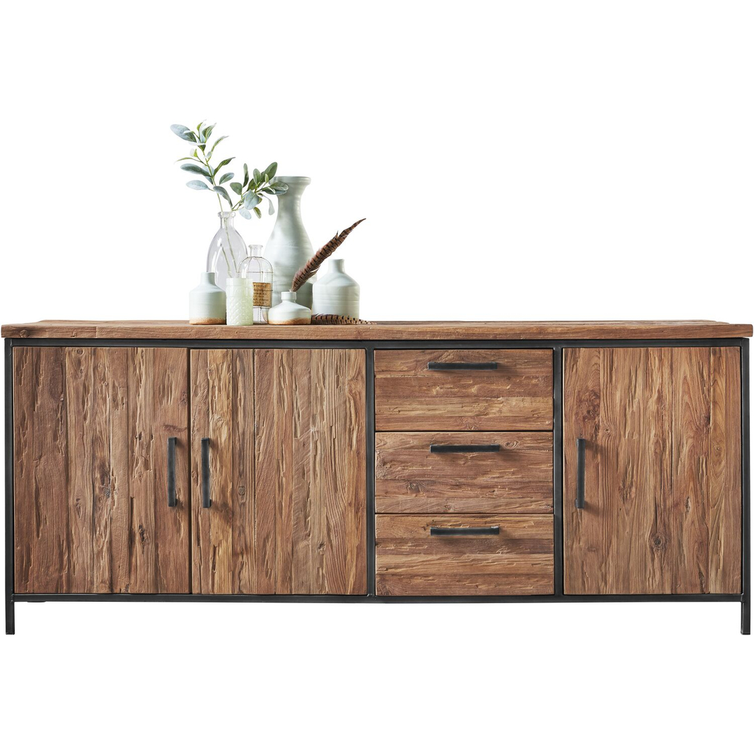 Dressoir ROMARO (195 cm) teakhout mix rough
