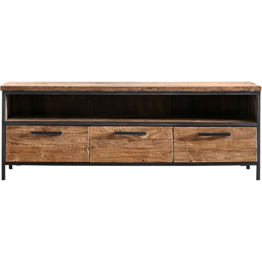TV-meubel Romaro (147 CM) teakhout mix rough
