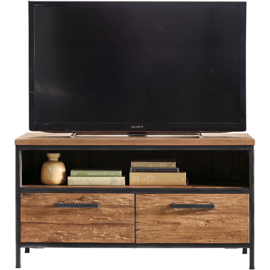 TV-meubel ROMARO (100 CM) teakhout mix rough