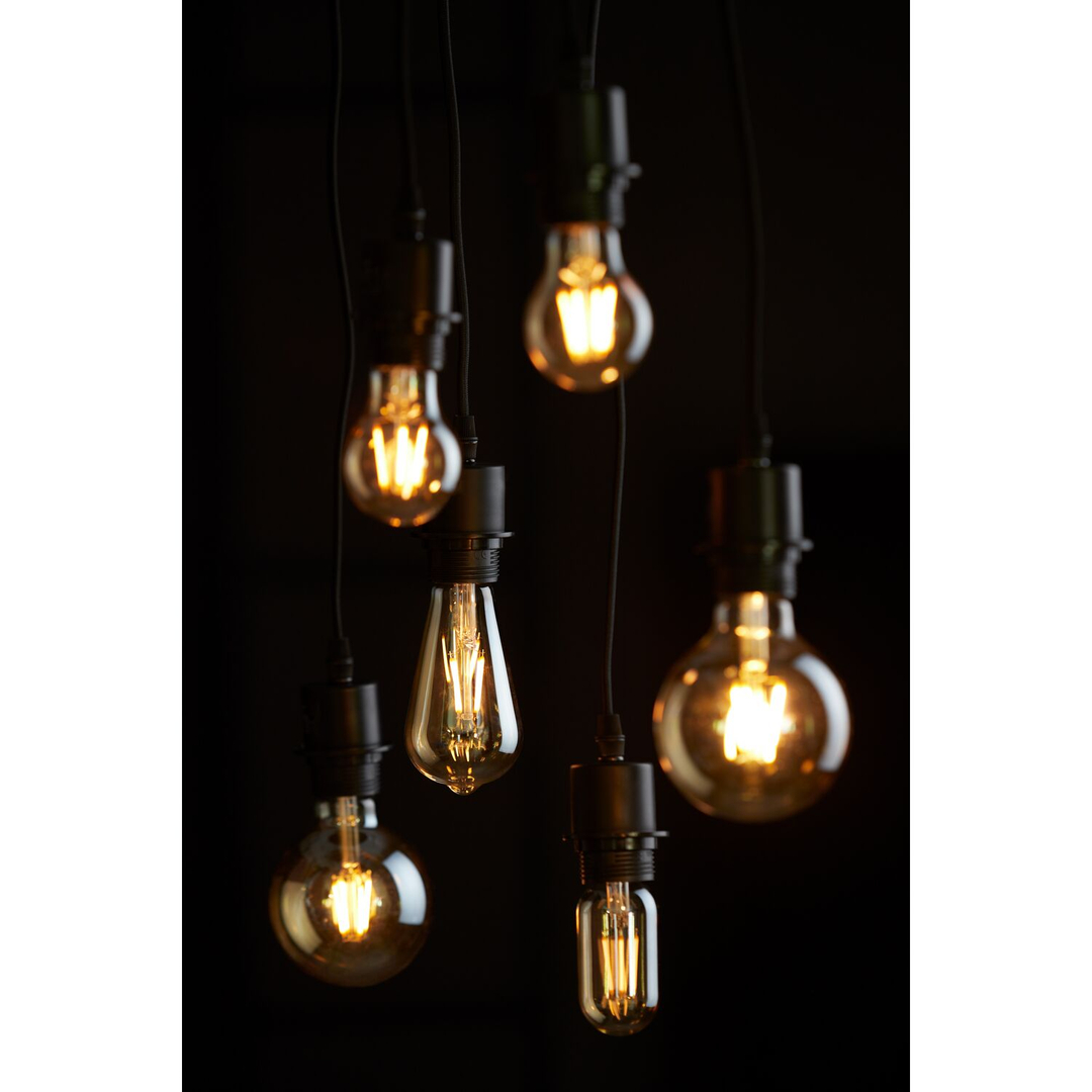 E27 Ledlamp Luce amber 4 Watt 6,4 cm hoekig