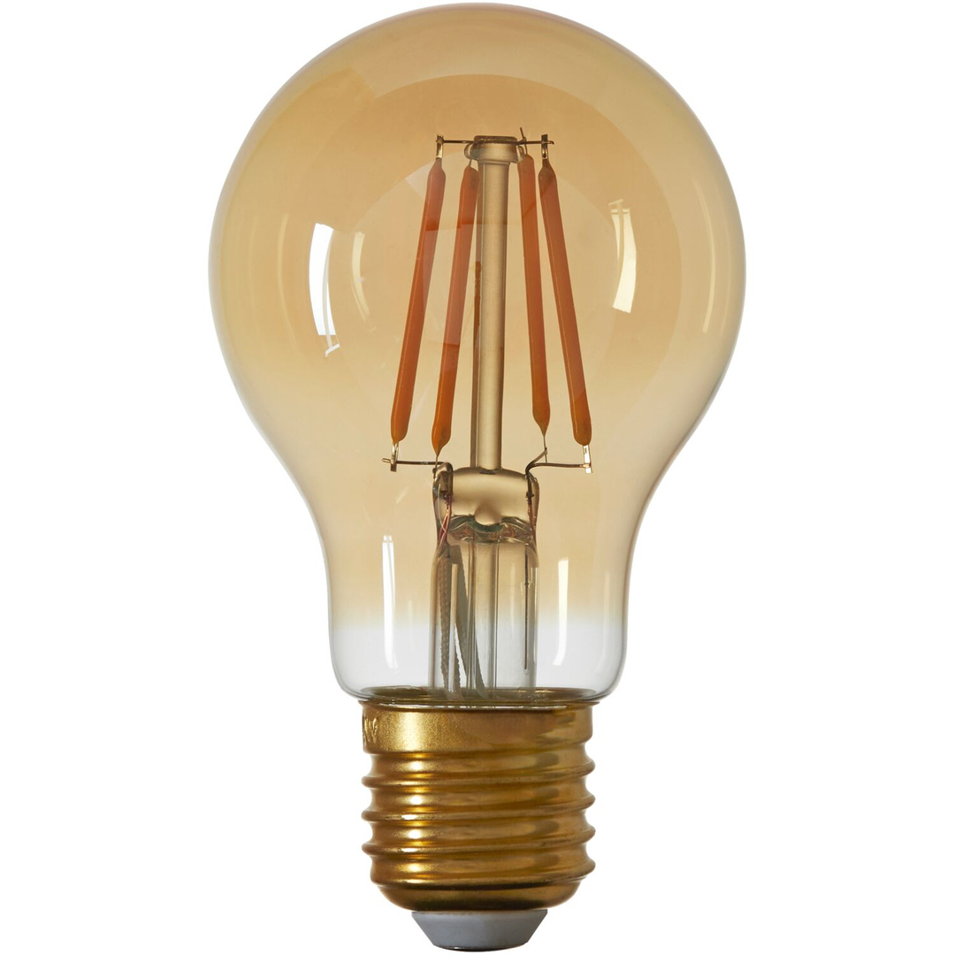 E27 Ledlamp Luce amber 4 Watt 6 cm kogel