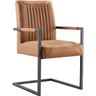 Eetkamerstoel Parantino met armleuning cognac