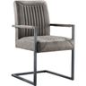 Eetkamerstoel Parantino met armleuning Taupe