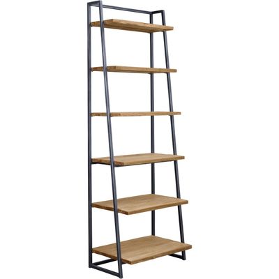 Boekenkast Romaro 190x55x44 cm teak mix rough