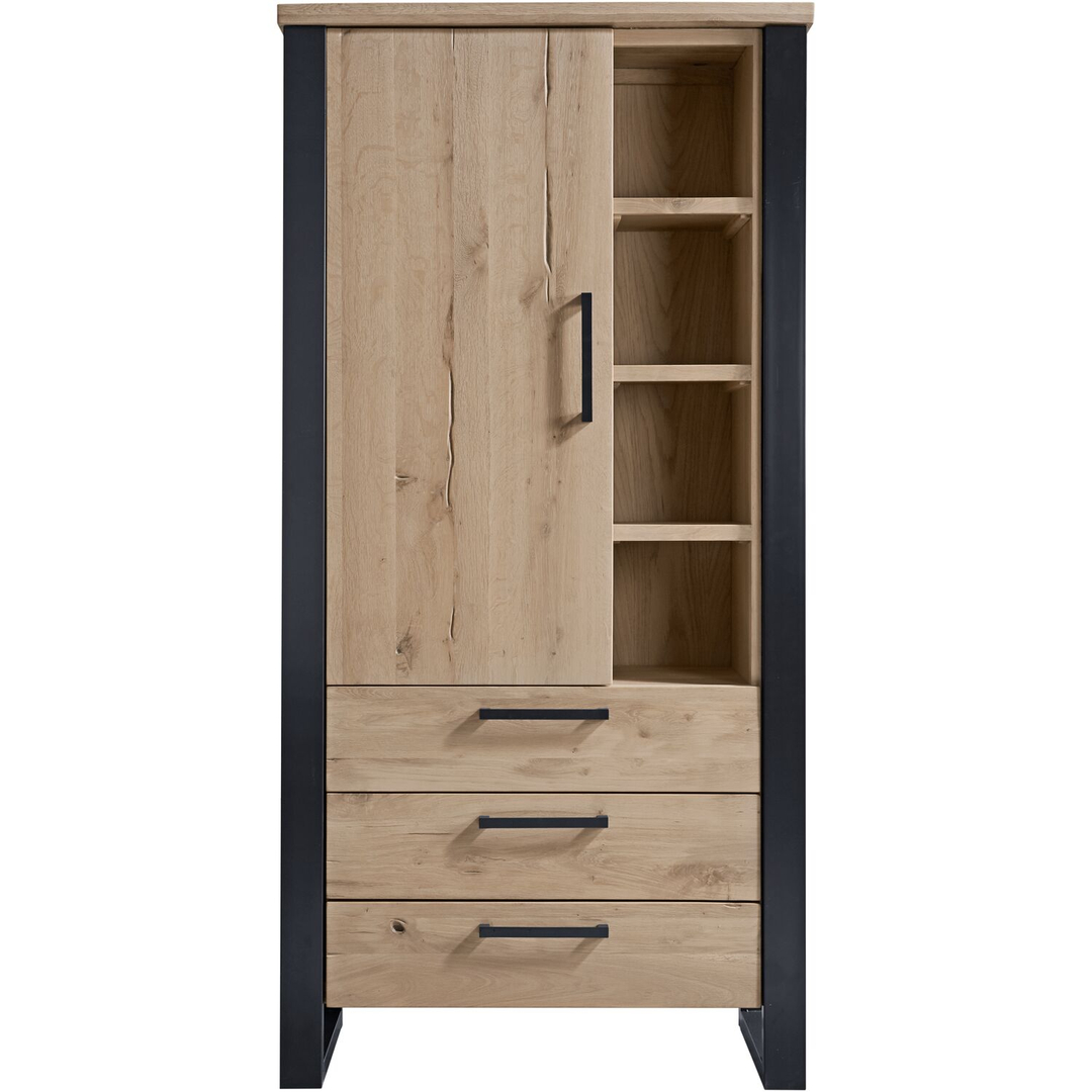 Opbergkast VERATO (100 CM) naturel grey