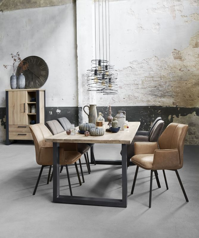 Opbergkast VERATO (100 CM) naturel grey