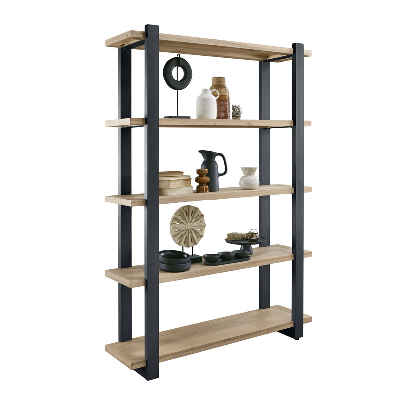 Boekenkast VERATO (150 CM) naturel grey