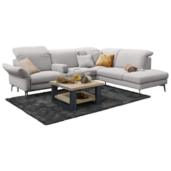 Salontafel VERATO eikenhout 70x70 cm vierkant naturel grey
