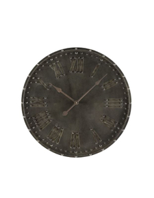 Wandklok Nimar rond 60cm bruin