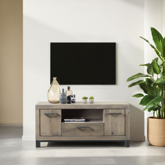TV-meubel HEVANO (132 CM) eikenhout moose