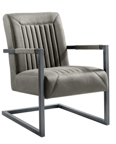 Fauteuil PARANTINO stof taupe