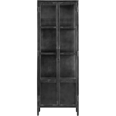 Vitrinekast CARPINO (65 CM) metaal glas