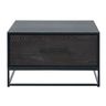 Salontafel Vinito (65 CM) eiken fineer zwart