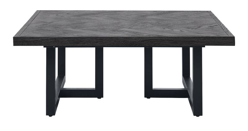 Salontafel Vinito 95x95 eiken fineer zwart