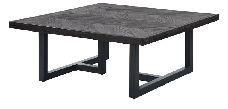 Salontafel Vinito 95x95 eiken fineer zwart