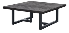 Salontafel Vinito 95x95 eiken fineer zwart