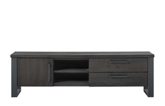 TV-meubel VERATO (200 CM) eiken grafiet