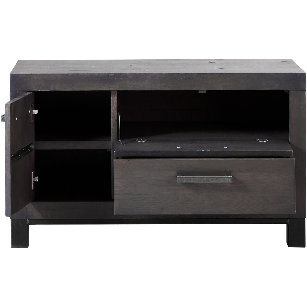 TV-meubel HEVANO (102 CM) grafiet eiken hout