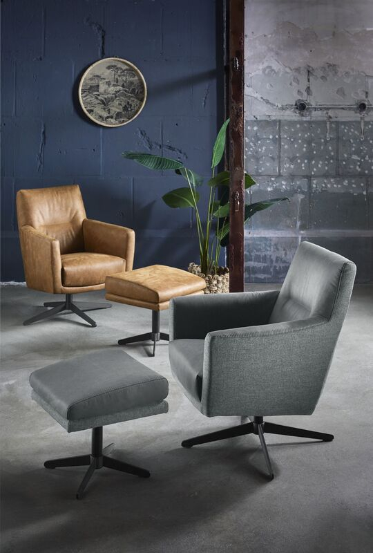 Draaifauteuil Morini camel excellent comfort