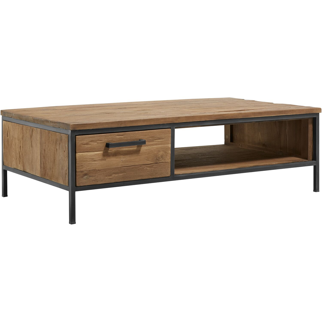 Salontafel Romaro teakhout 135x67 cm rechthoekig mix rough