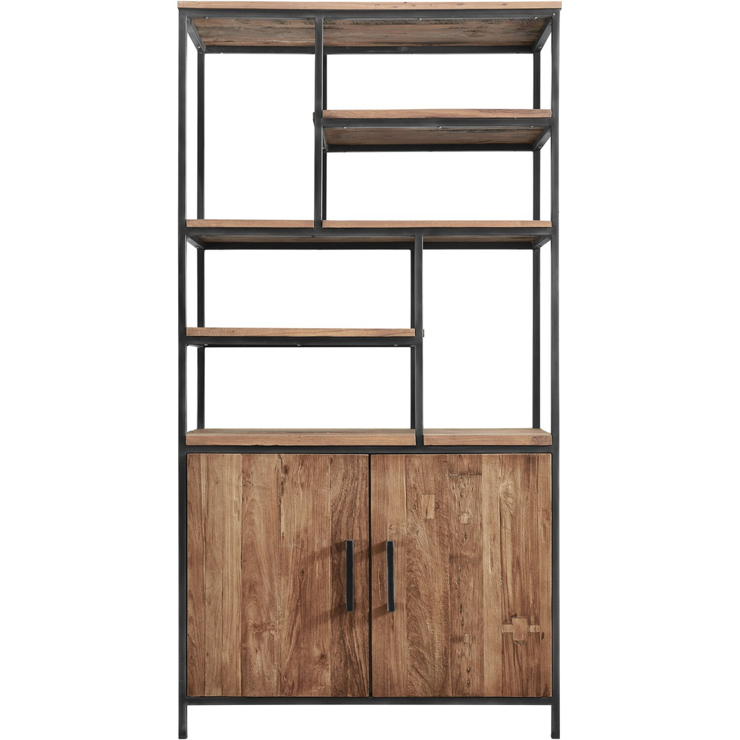 Vakkenkast ROMARO (98 CM) teak mix rough