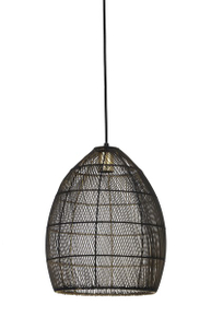 Hanglamp MAROLA zwart goud 37x30 cm