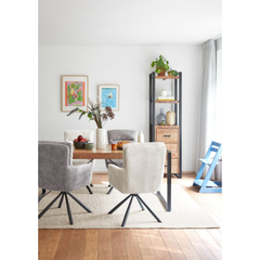 Eettafel Newhaven U-poot 200x100 cm rechthoekig
