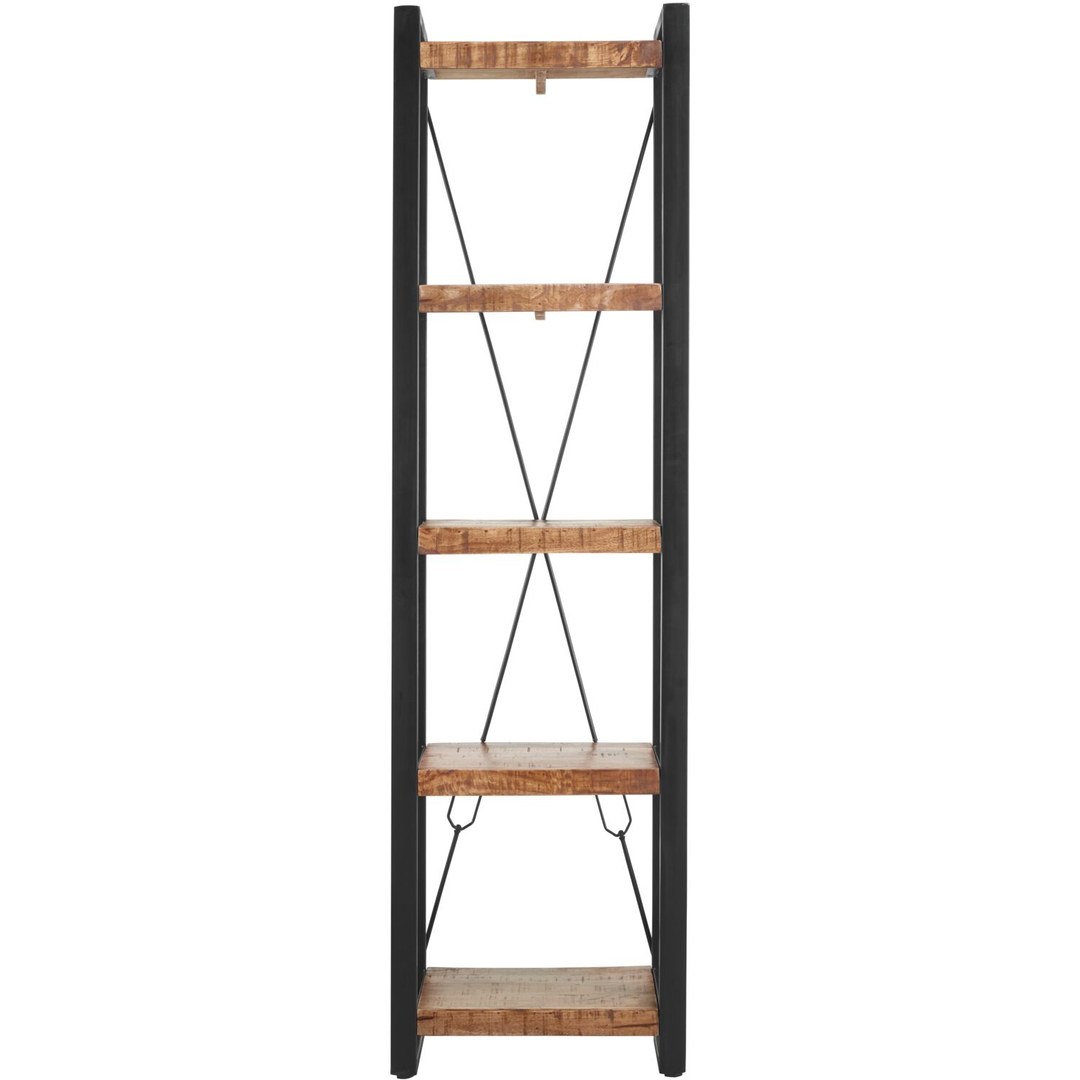 Boekenkast Newhaven mangohout 200x55x40 cm