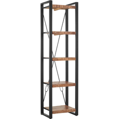 Boekenkast Newhaven mangohout 200x55x40 cm