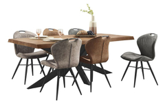 Eettafel Newhaven mangohout 240x100 cm rechthoekig