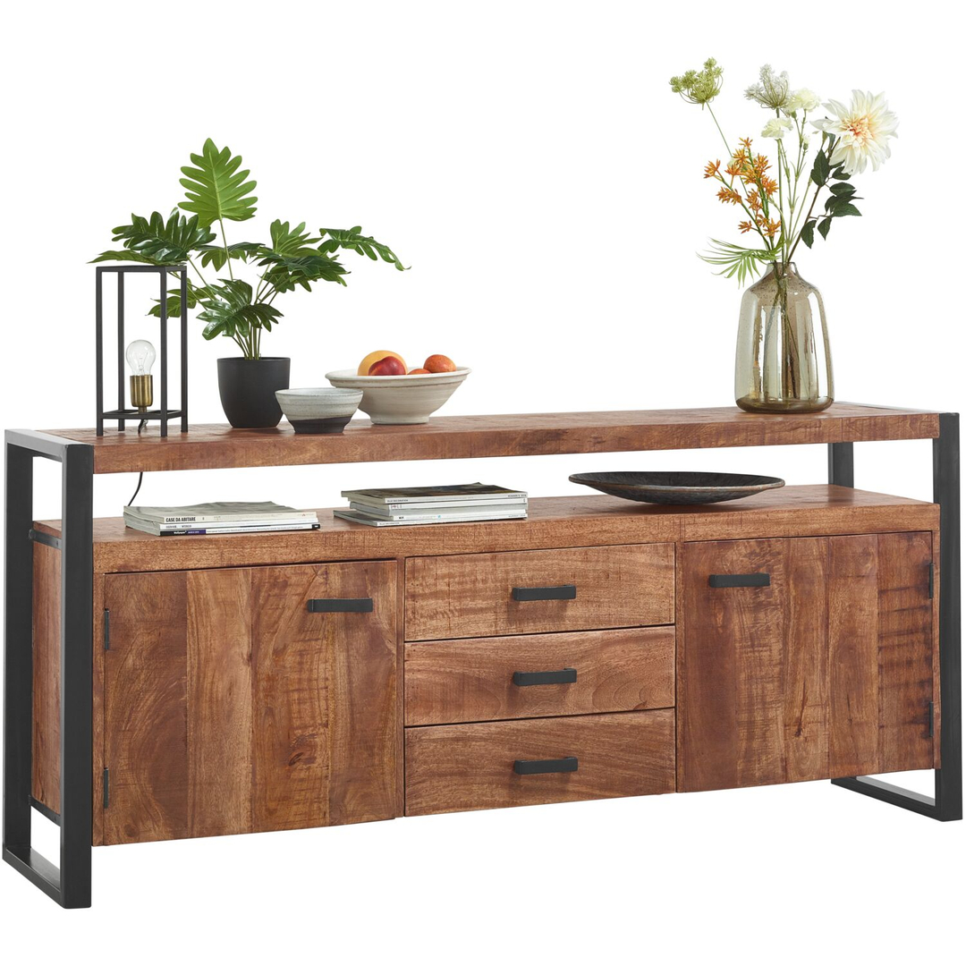 Dressoir Newhaven mangohout 80x180x43 cm