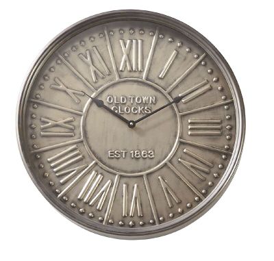 Wandklok Nimar metaal rond 48cm
