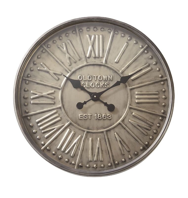 Wandklok Nimar metaal rond 60cm