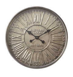 Wandklok Nimar metaal rond 60cm
