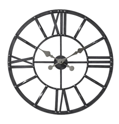 Metalen klok NIMAR Ø60cm zwart