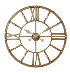 Metalen klok NIMAR Ø60cm brass