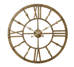 Metalen klok NIMAR Ø80cm brass