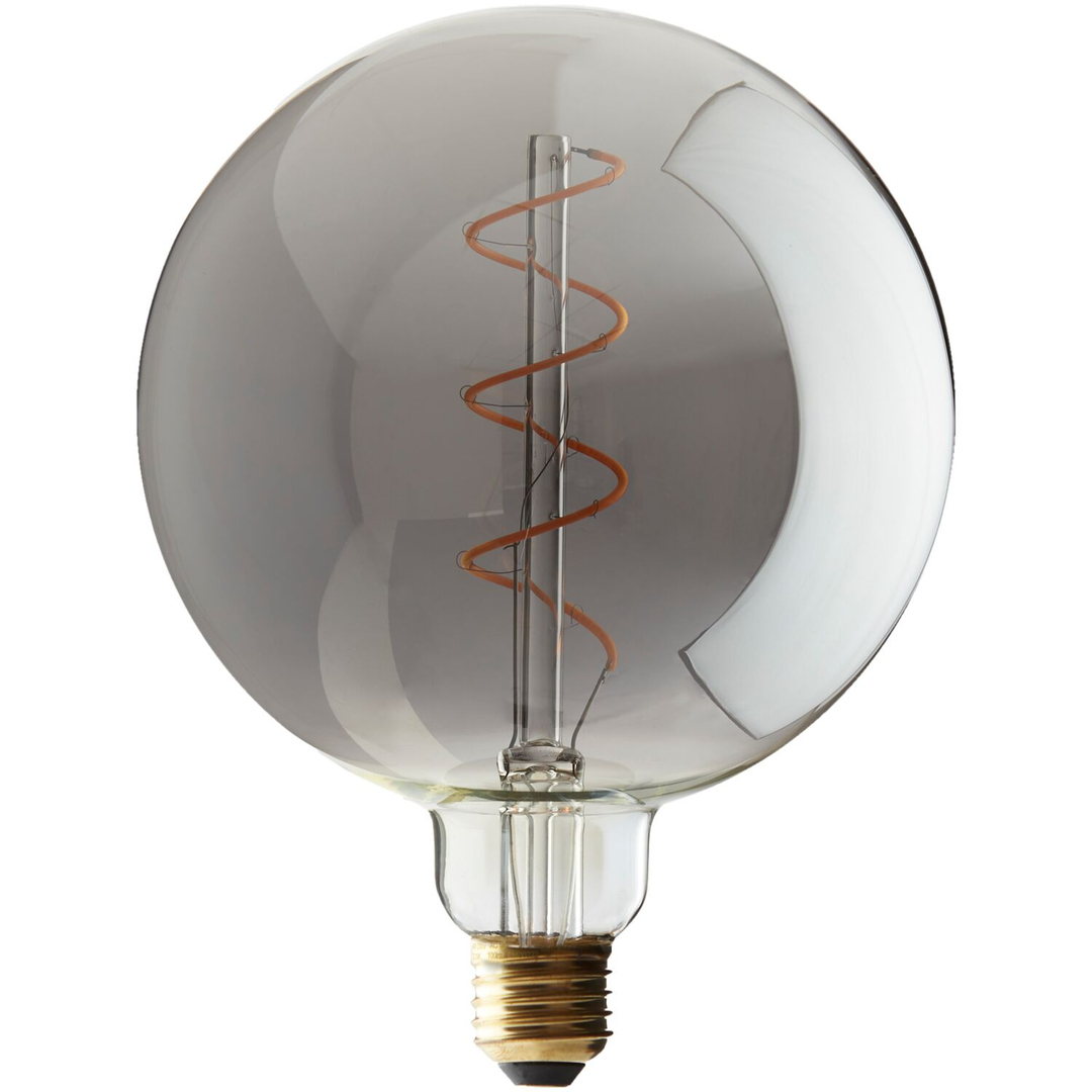 E27 Ledlamp Luce smoke 4 Watt 15 cm bol