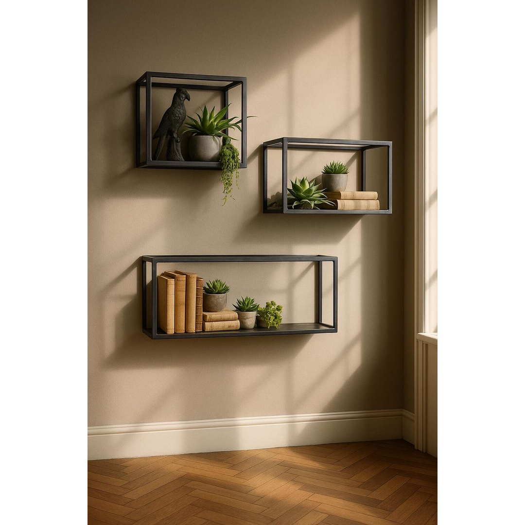 Wandrek Carpino 90cm metaal