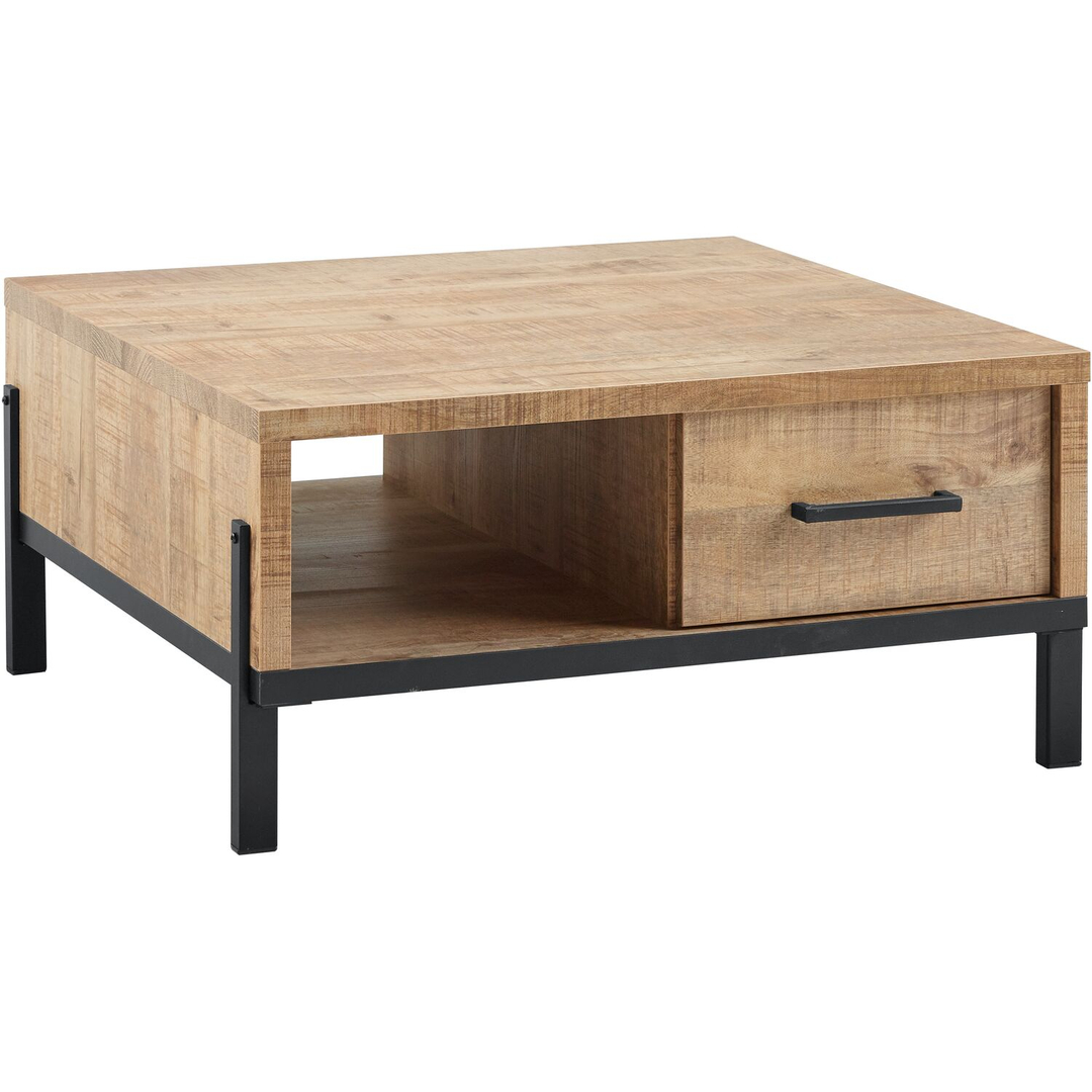 Salontafel Ricardi 90x90 cm vierkant mango