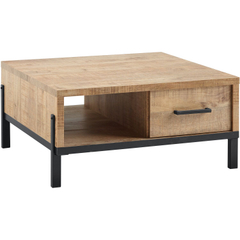 Salontafel Ricardi 90x90 cm vierkant mango