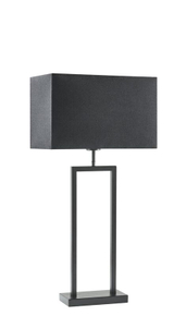 Tafellamp Tarante (lampvoet h55) mat zwart