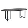 Eettafel Vinito 200x100 cm eikenfineer zwart
